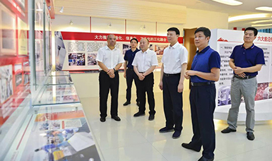 福建省人大常委會黨組書記、副主任張廣敏蒞臨虹潤公司調(diào)研指導(dǎo)